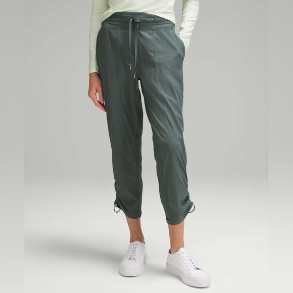 Lululemon Dance Studio Mid-Rise Cropped Pant Dark Forest sz 0 - Picture 1 of 11